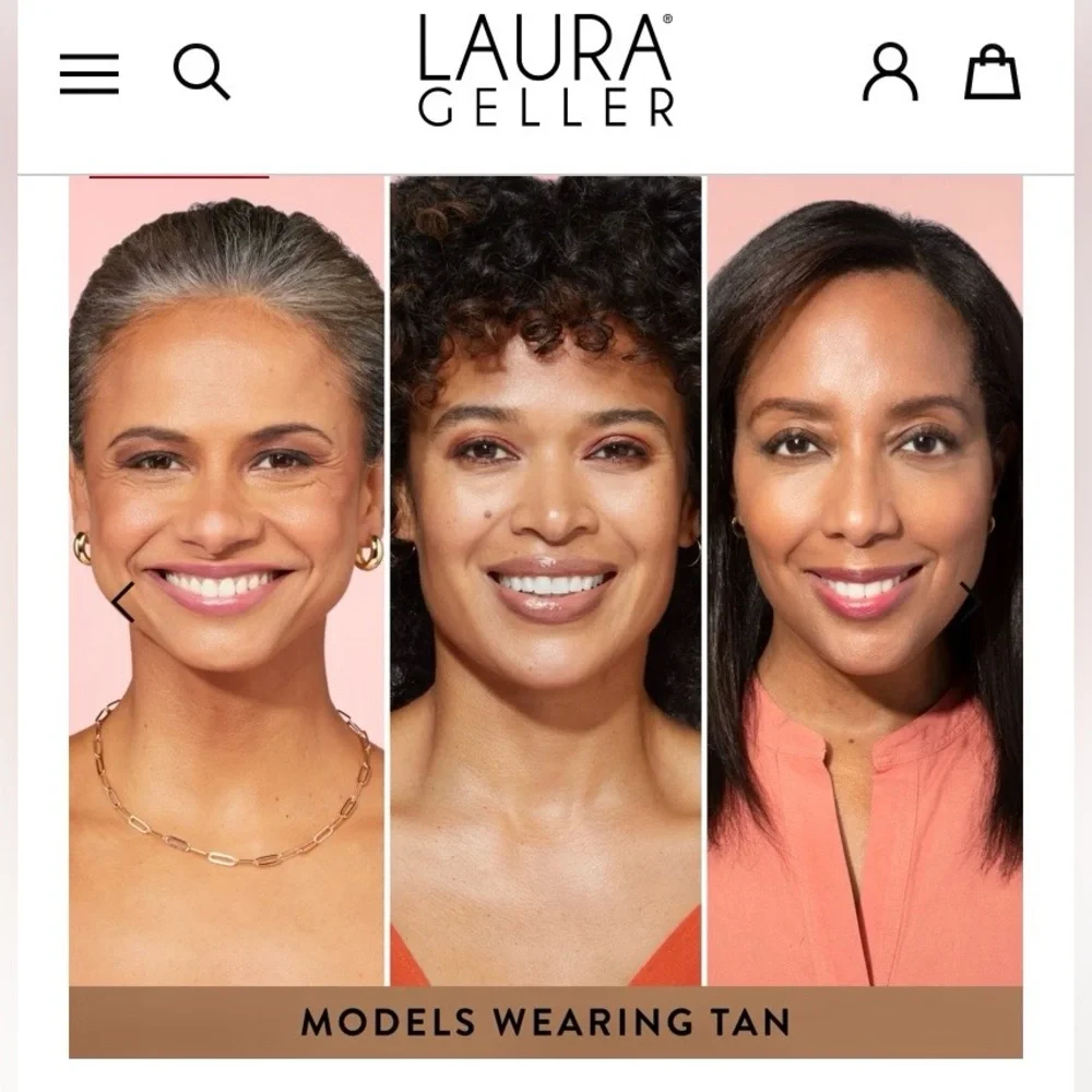 Laura Geller Baked Balance-N-Brighten Foundation with perfect sponge, mirror 👍